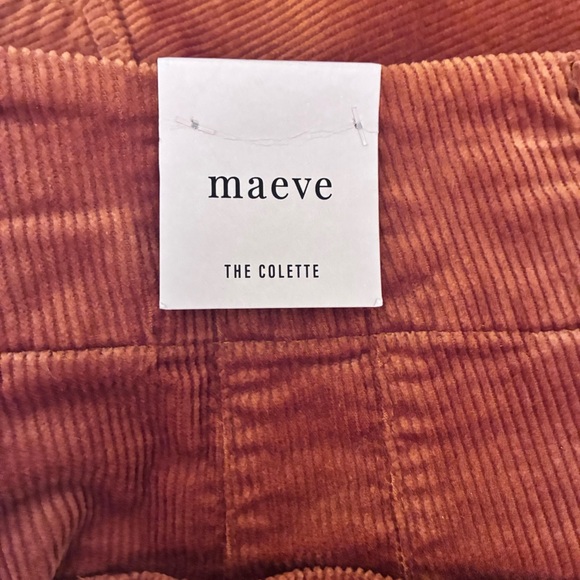 NWT Maeve Colette Corduroy Crop Wide-Leg Pant Size 25 - Picture 6 of 12